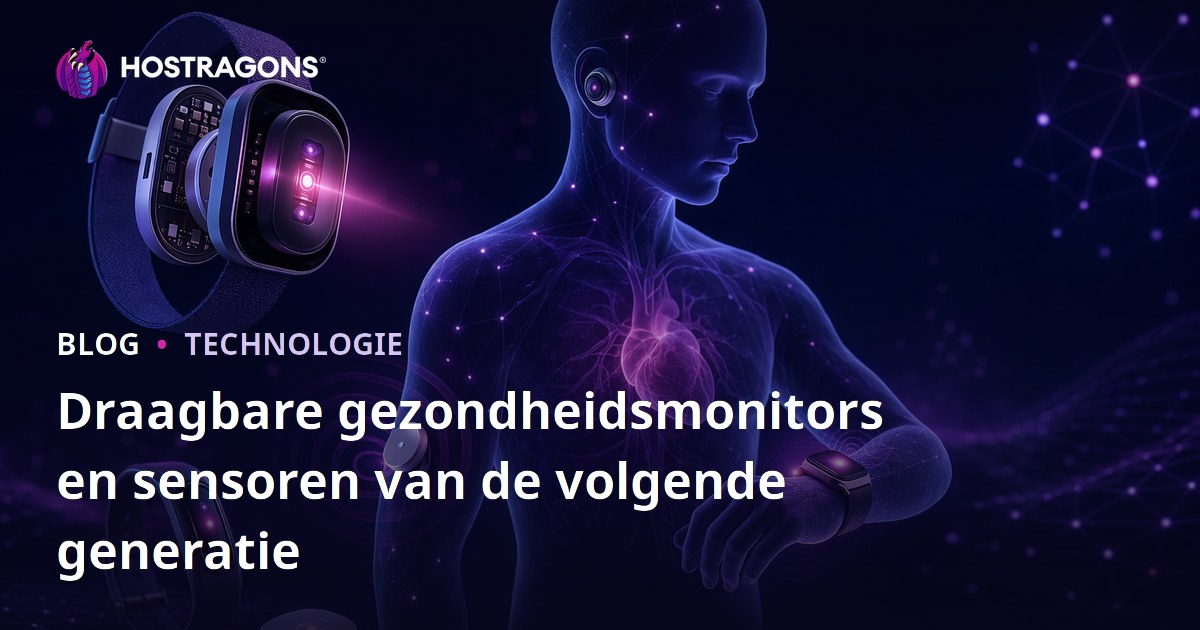Draagbare gezondheidsmonitors en sensoren van de volgende generatie