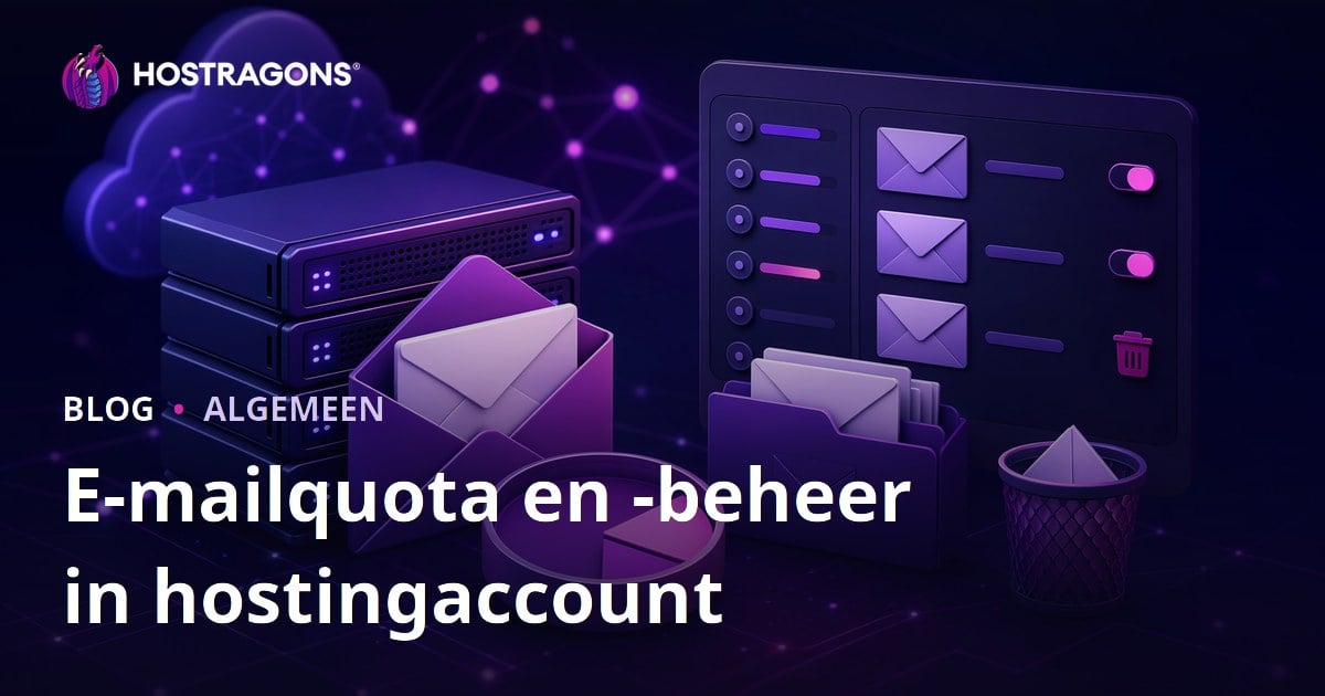 E-mailquota en -beheer in hostingaccount