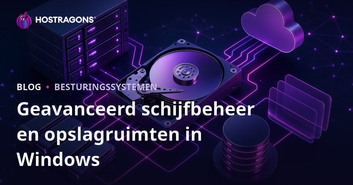 Geavanceerd schijfbeheer en opslagruimten in Windows