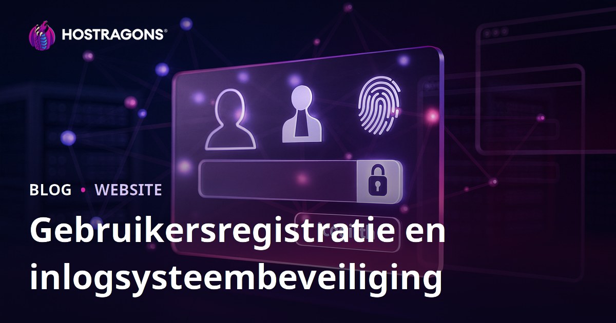 Gebruikersregistratie en inlogsysteembeveiliging