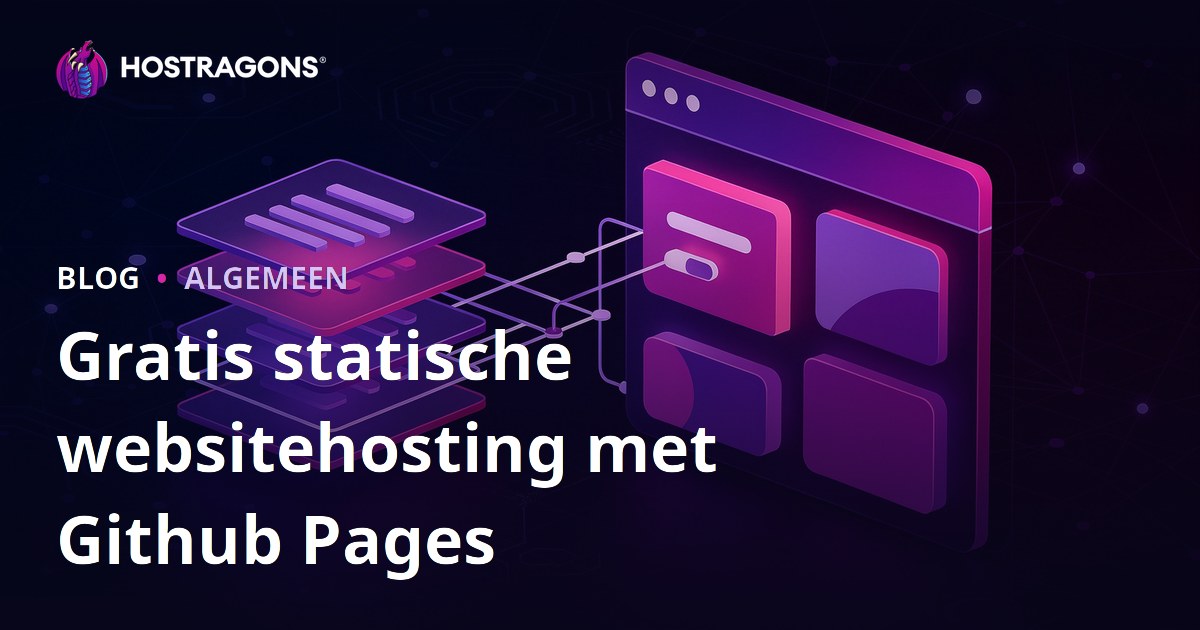 Gratis statische websitehosting met Github Pages