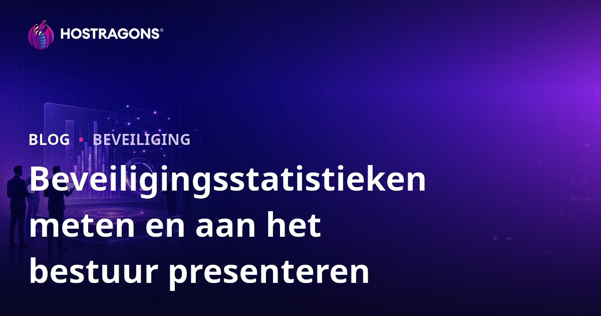 Beveiligingsstatistieken meten en aan het bestuur presenteren