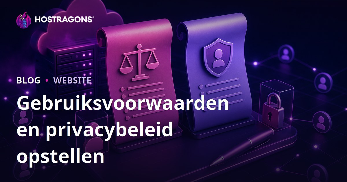 Gebruiksvoorwaarden en privacybeleid opstellen