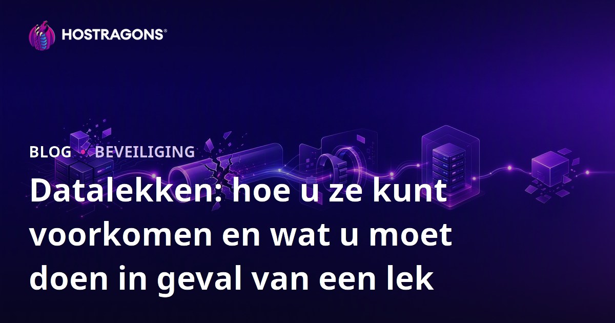 Datalekken: hoe u ze kunt voorkomen en wat u moet doen in geval van een lek
