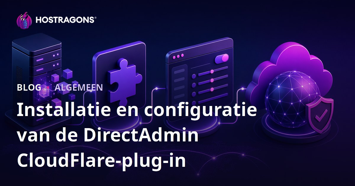 Installatie en configuratie van de DirectAdmin CloudFlare-plug-in