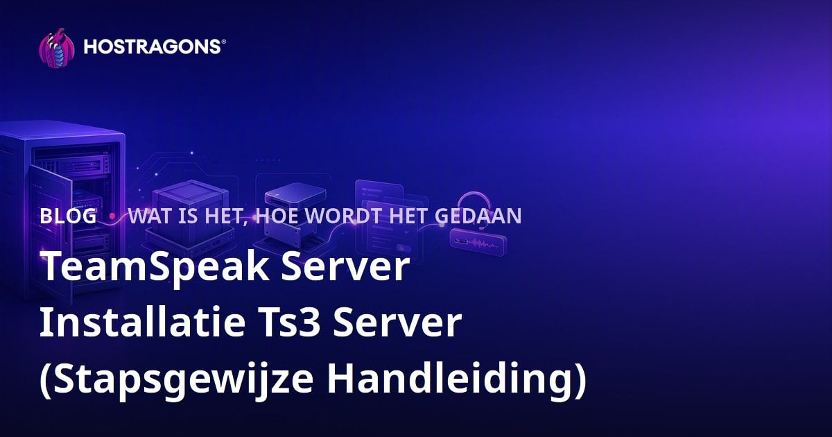 TeamSpeak Server Installatie Ts3 Server (Stapsgewijze Handleiding)