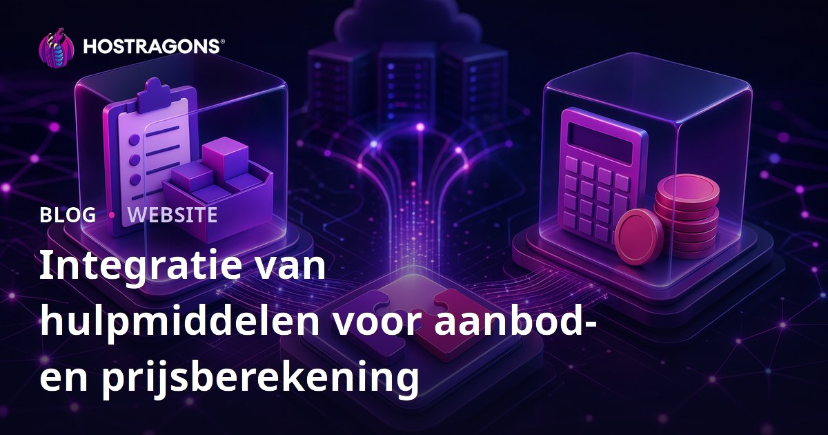 Integratie van hulpmiddelen voor aanbod- en prijsberekening