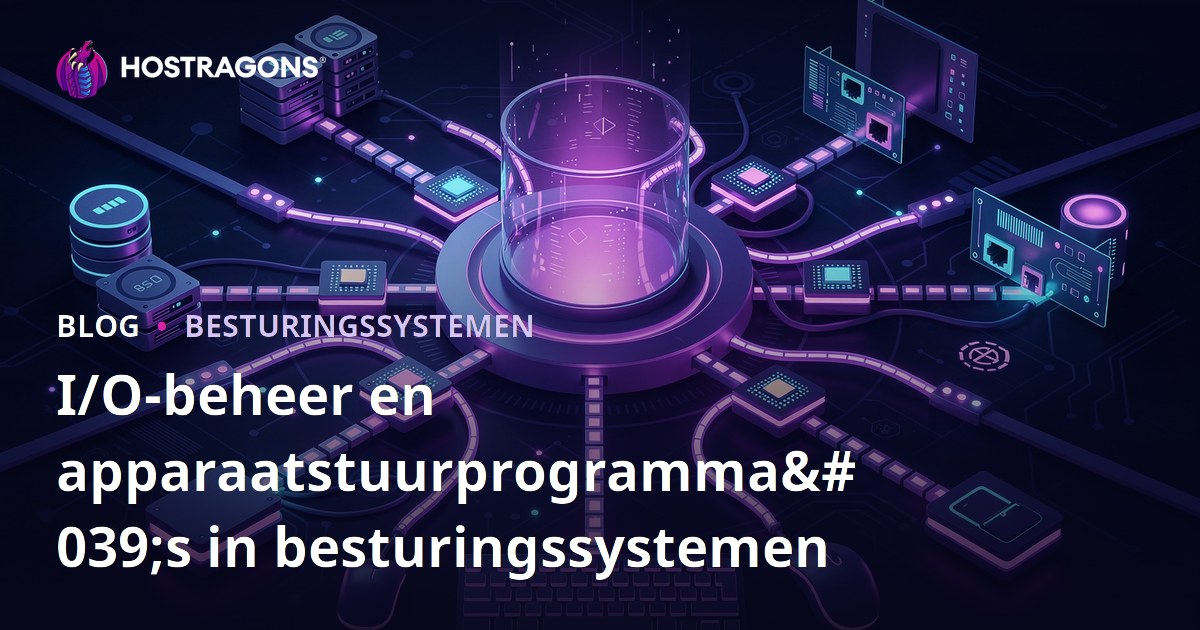 I/O-beheer en apparaatstuurprogramma's in besturingssystemen