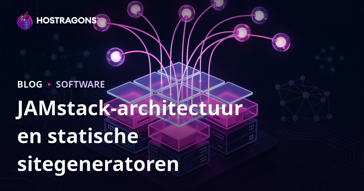 JAMstack-architectuur en statische sitegeneratoren