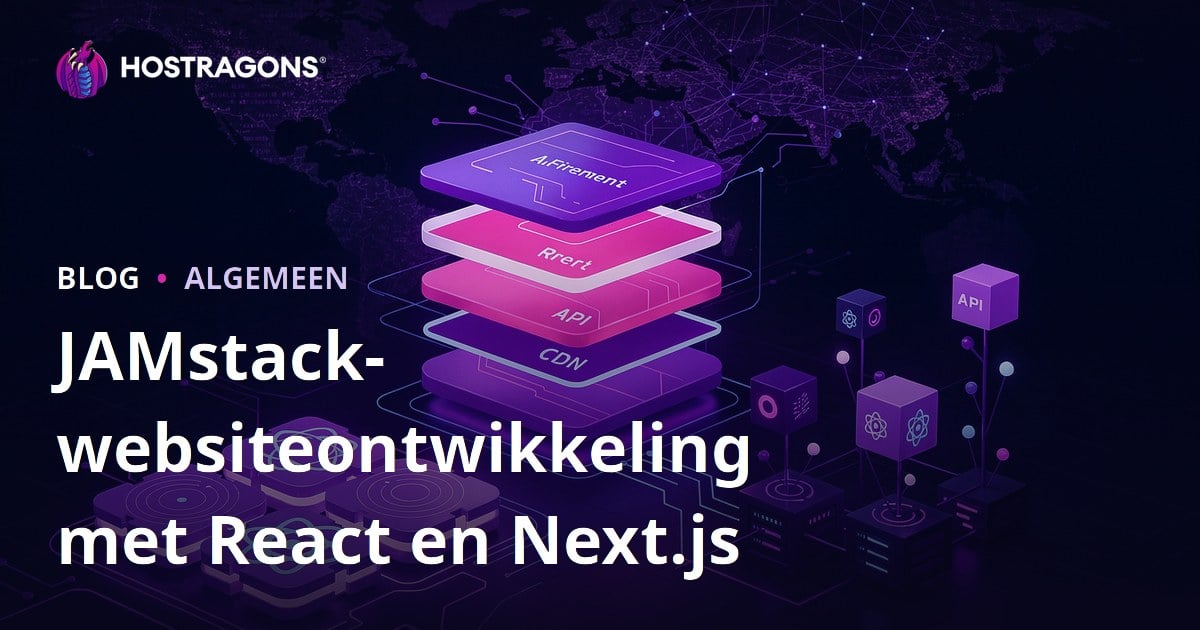 JAMstack-websiteontwikkeling met React en Next.js