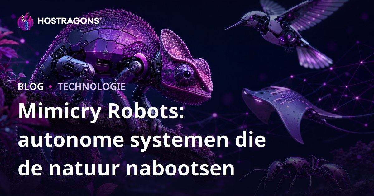 Mimicry Robots: autonome systemen die de natuur nabootsen