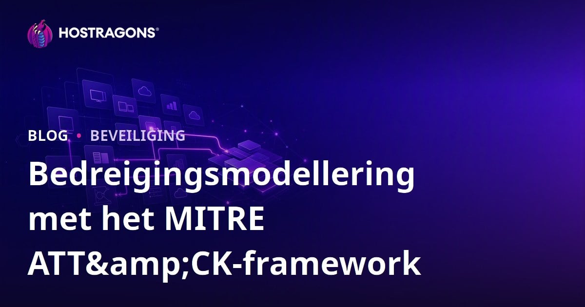 Bedreigingsmodellering met het MITRE ATT&CK-framework