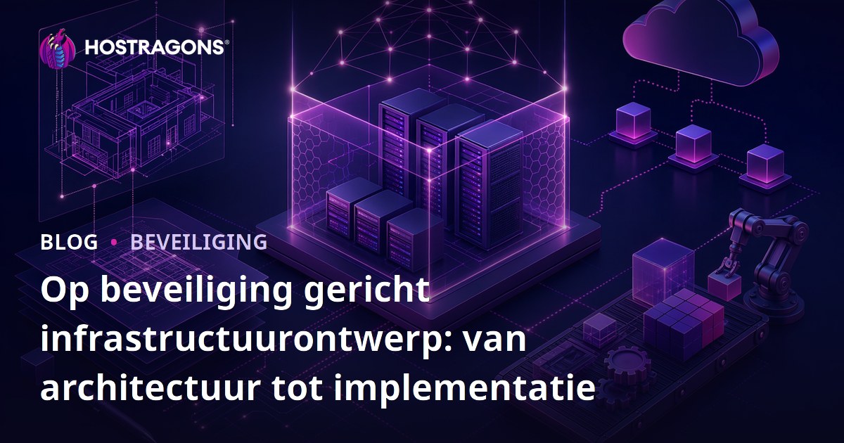 Op beveiliging gericht infrastructuurontwerp: van architectuur tot implementatie
