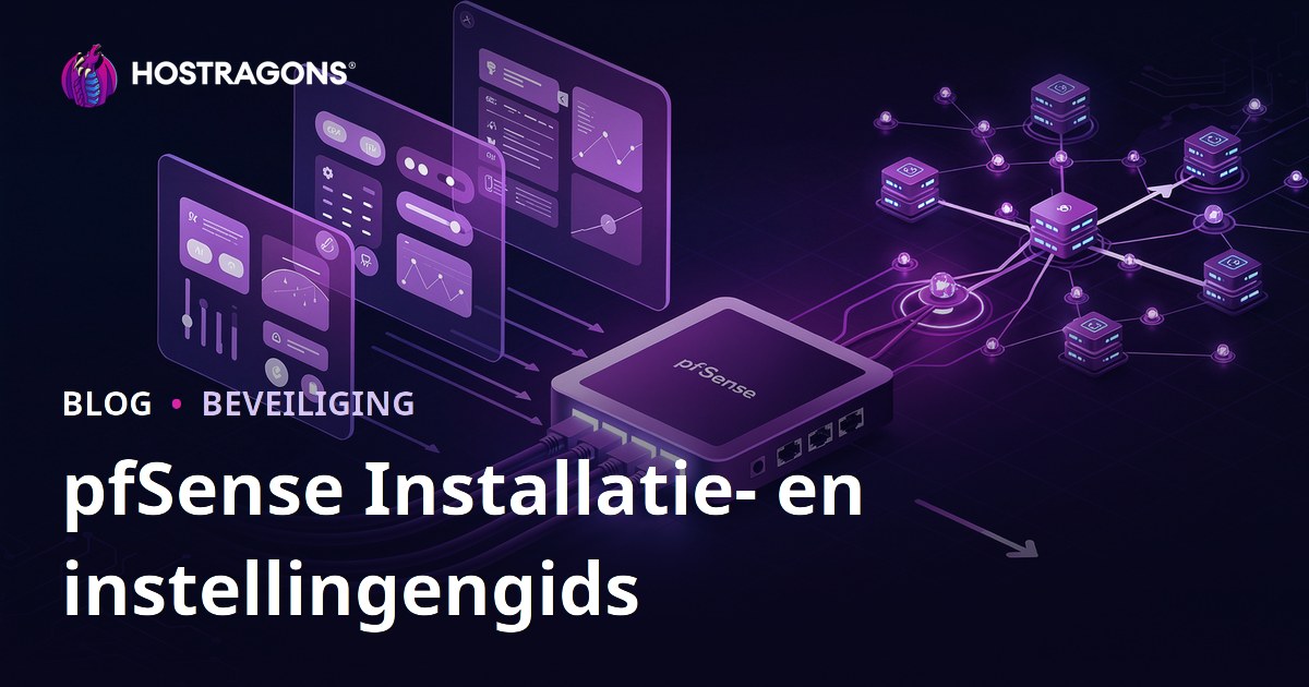 pfSense Installatie- en instellingengids