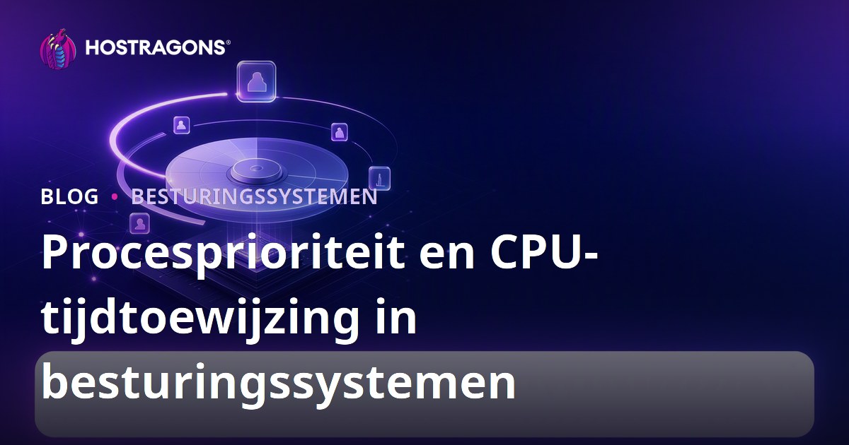 Procesprioriteit en CPU-tijdtoewijzing in besturingssystemen