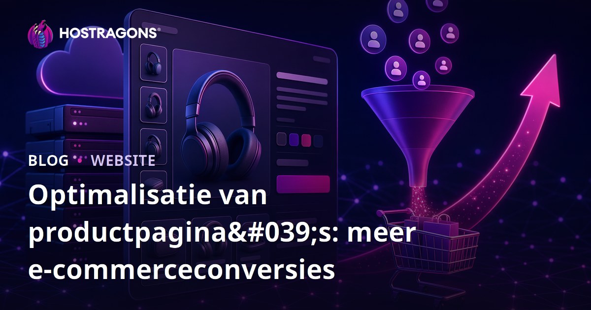 Optimalisatie van productpagina's: meer e-commerceconversies