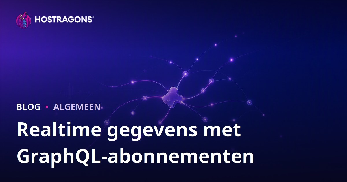 Realtime gegevens met GraphQL-abonnementen