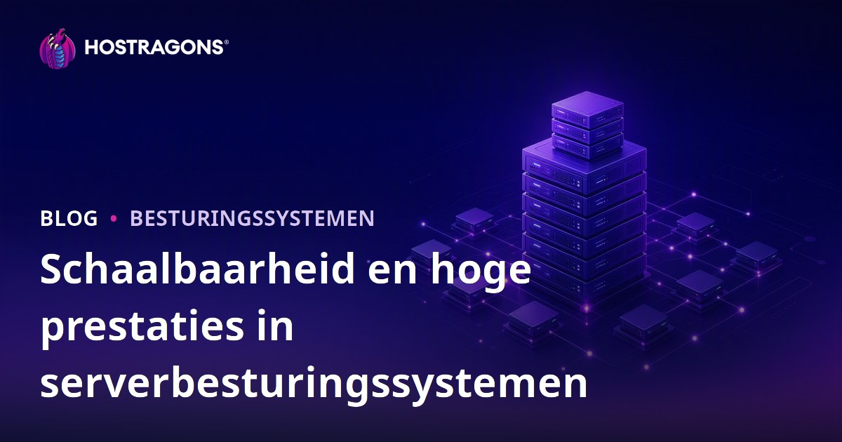 Schaalbaarheid en hoge prestaties in serverbesturingssystemen