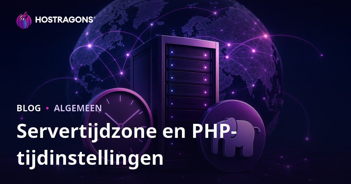 Servertijdzone en PHP-tijdinstellingen