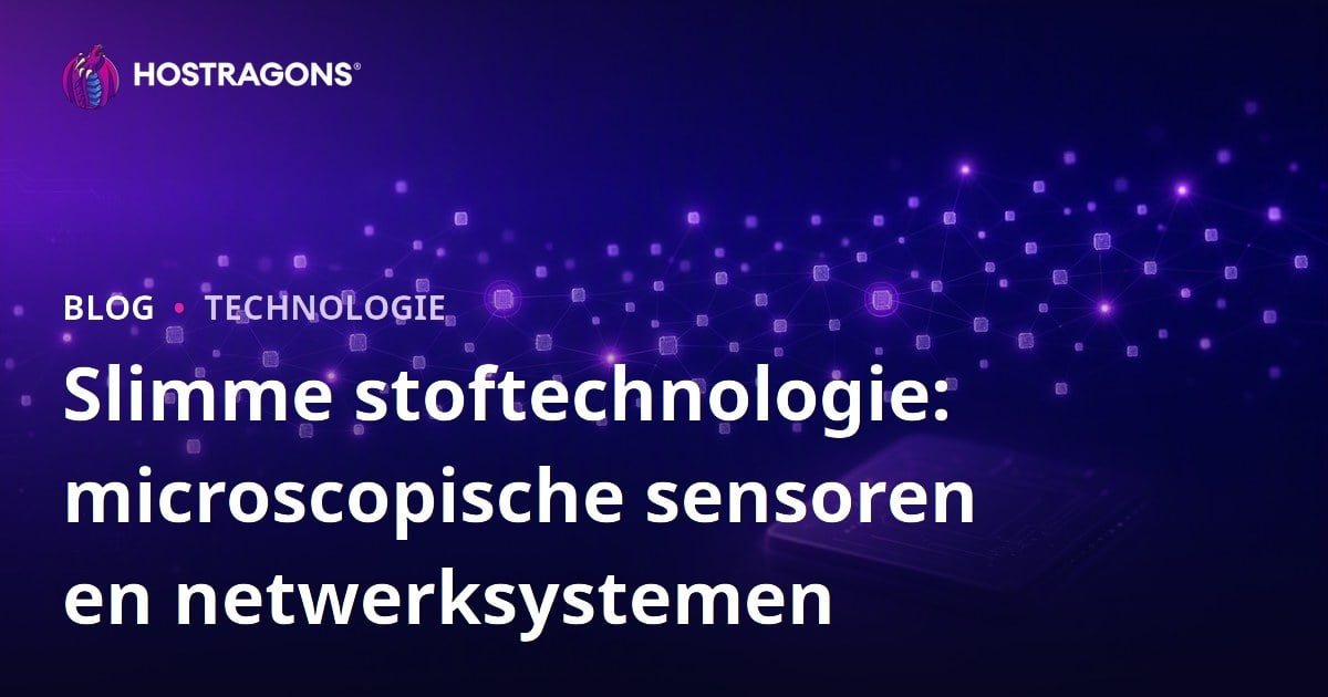 Slimme stoftechnologie: microscopische sensoren en netwerksystemen
