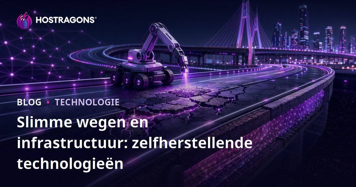 Slimme wegen en infrastructuur: zelfherstellende technologieën