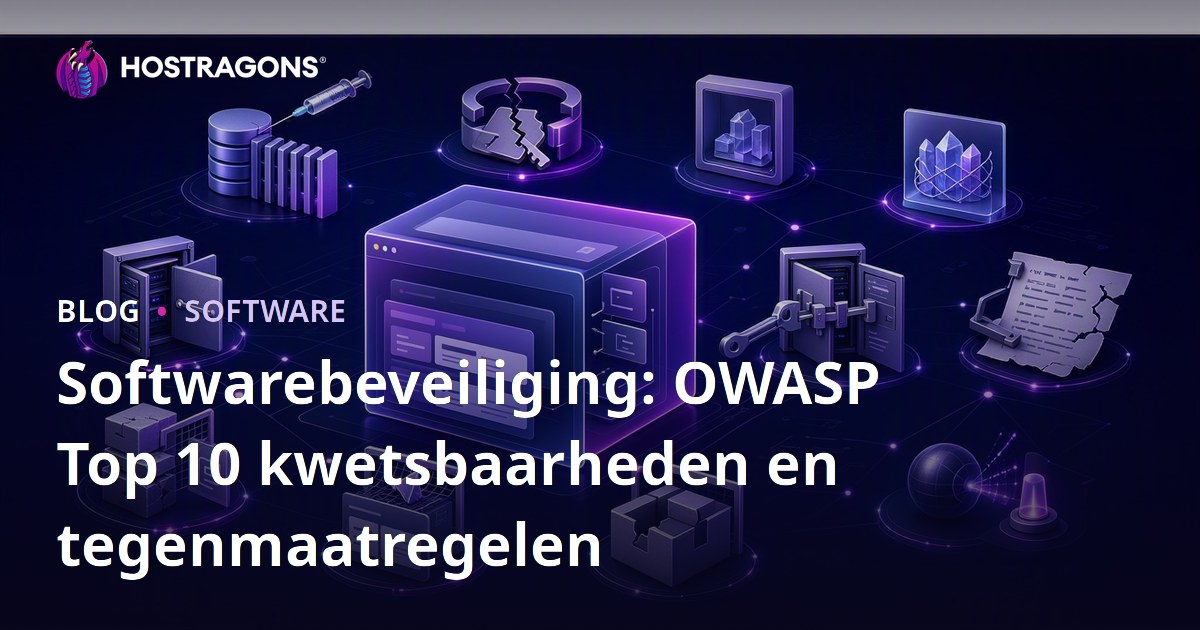 Softwarebeveiliging: OWASP Top 10 kwetsbaarheden en tegenmaatregelen