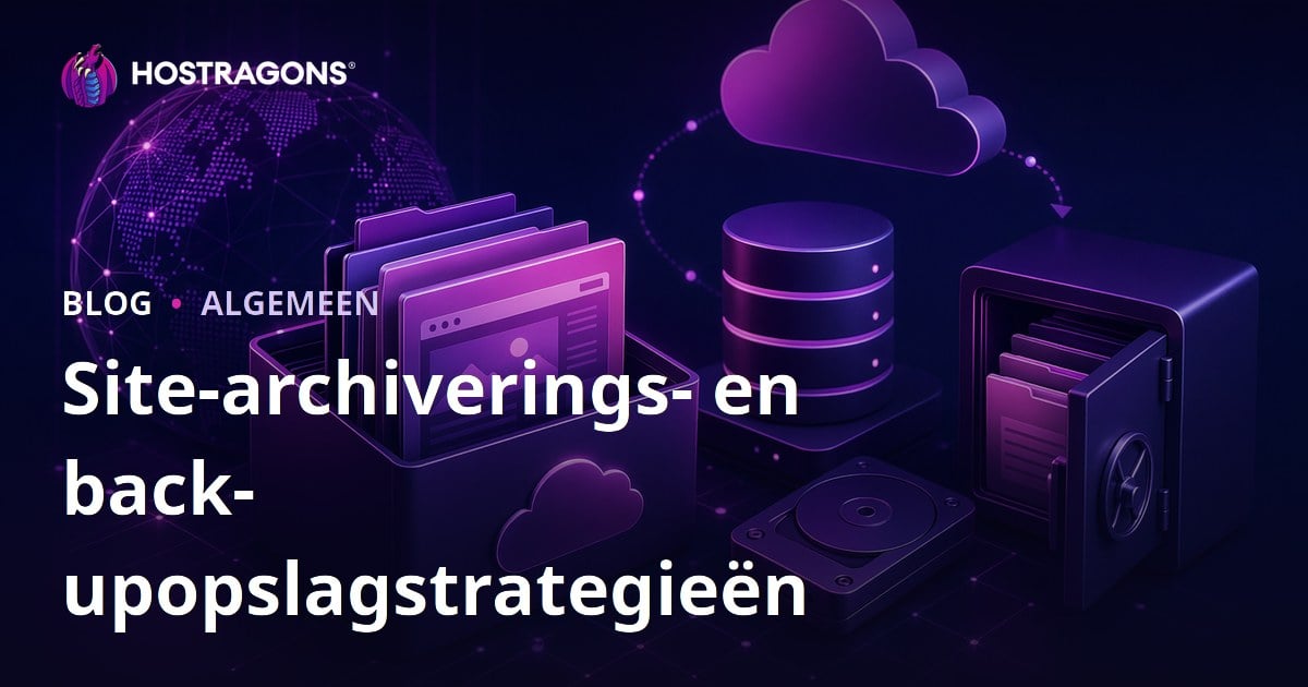 Site-archiverings- en back-upopslagstrategieën