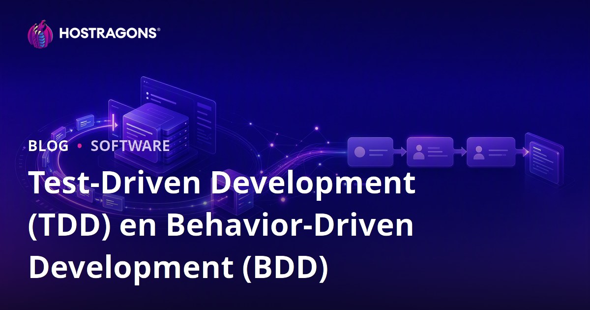 Test-Driven Development (TDD) en Behavior-Driven Development (BDD)