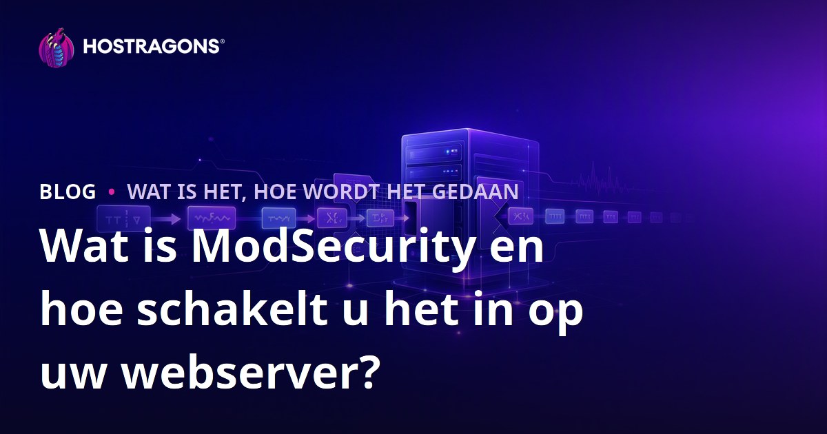 Wat is ModSecurity en hoe schakelt u het in op uw webserver?
