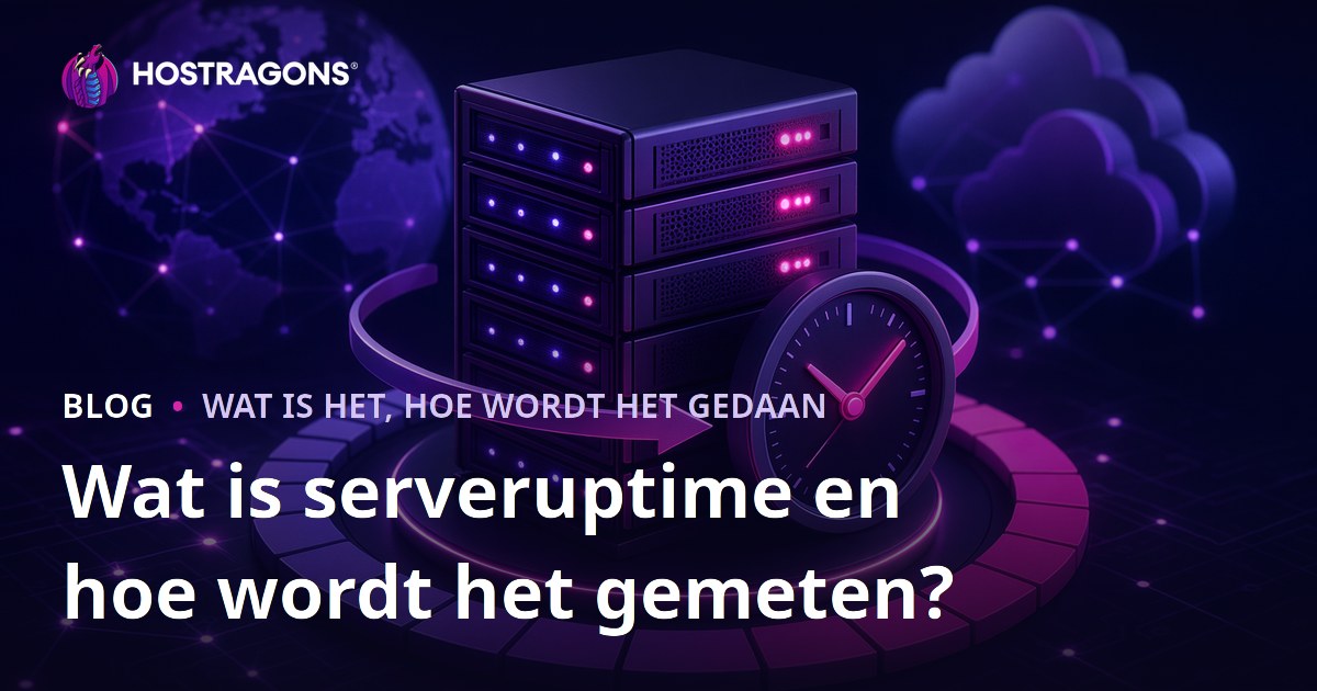Wat is serveruptime en hoe wordt het gemeten?