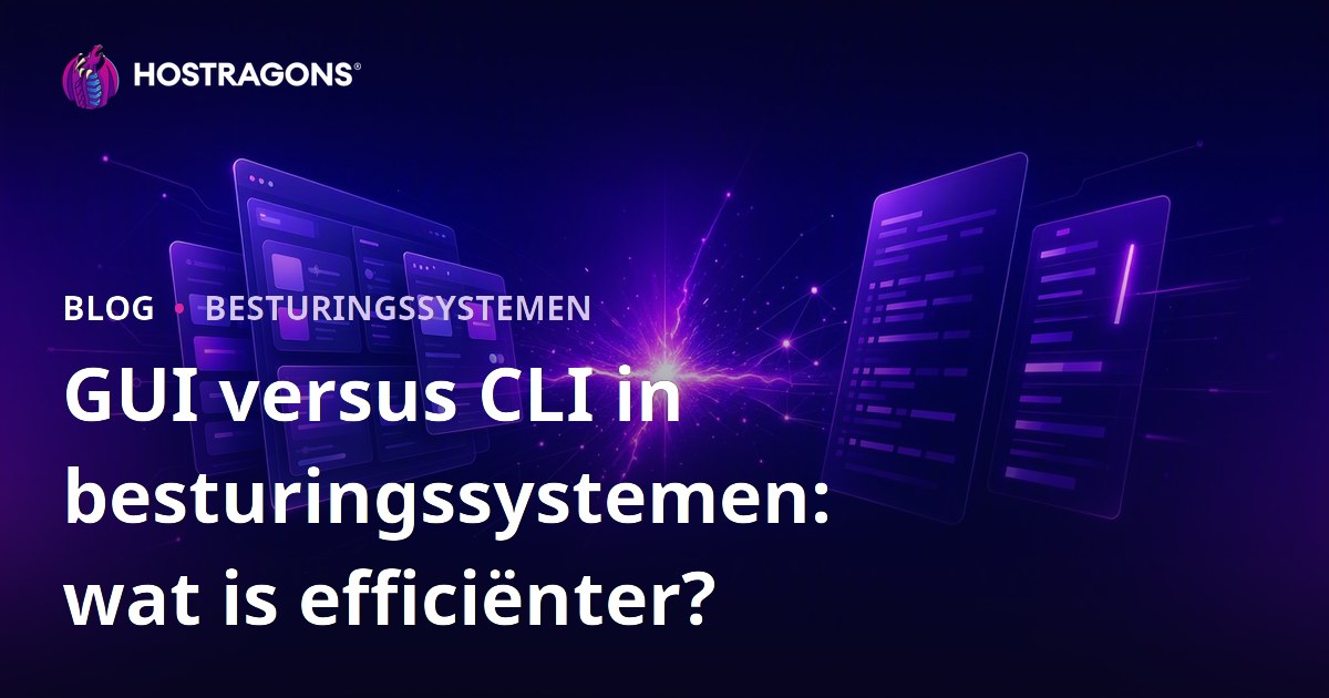 GUI versus CLI in besturingssystemen: wat is efficiënter?