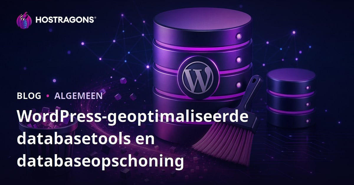 WordPress-geoptimaliseerde databasetools en databaseopschoning