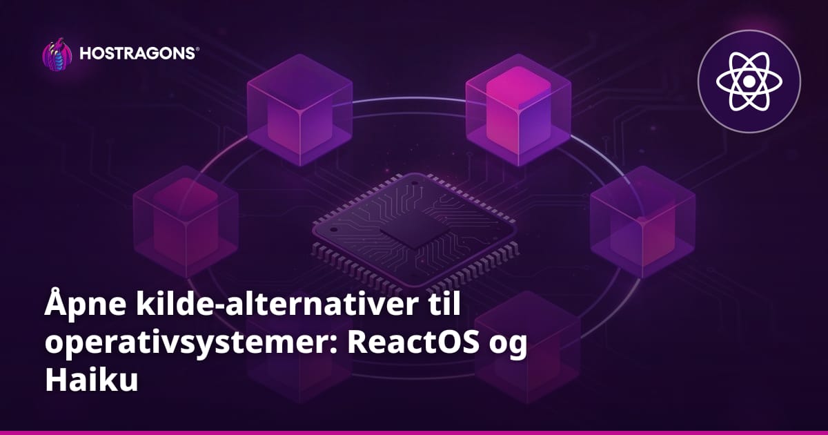Åpne kilde-alternativer til operativsystemer: ReactOS og Haiku