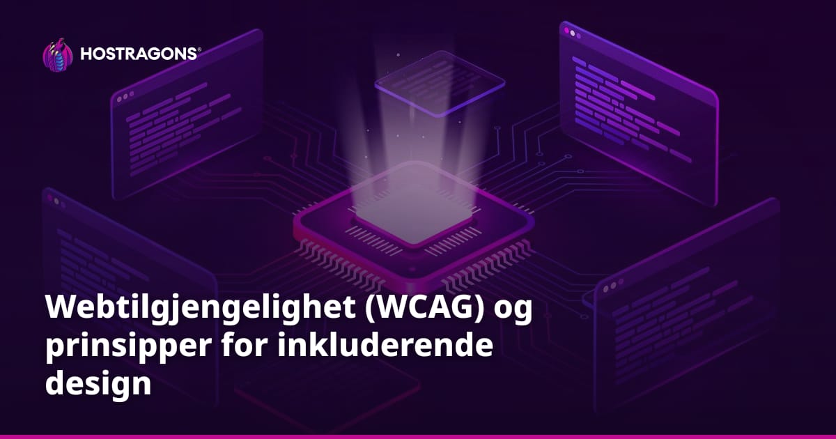 Webtilgjengelighet (WCAG) og prinsipper for inkluderende design