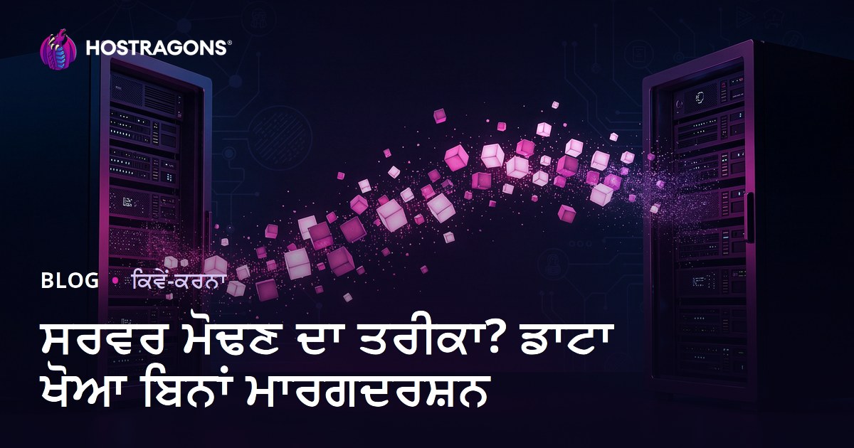 ਸਾਈਟ ਅਤੇ ਹੋਸਟਿੰਗ Server ਤਬਦੀਲੀ: Data Loss ਤੋਂ ਬਿਨਾਂ ਪੂਰੀ ਮਾਈਗ੍ਰੇਸ਼ਨ ਕੰਮਯਾਬੀ ਨਾਲ