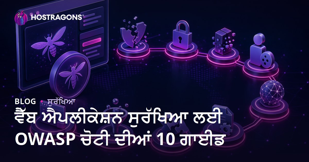 ਵੈੱਬ ਐਪਲੀਕੇਸ਼ਨ ਸੁਰੱਖਿਆ ਲਈ OWASP ਚੋਟੀ ਦੀਆਂ 10 ਗਾਈਡ