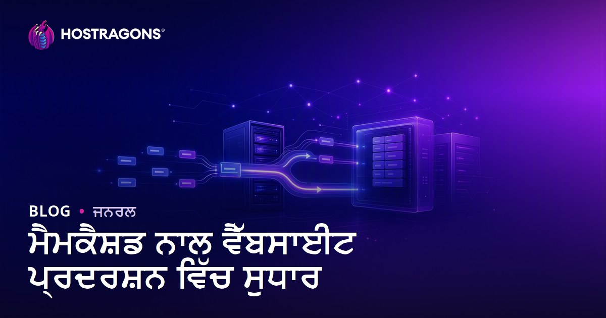 ਮੈਮਕੈਸ਼ਡ ਨਾਲ ਵੈੱਬਸਾਈਟ ਪ੍ਰਦਰਸ਼ਨ ਵਿੱਚ ਸੁਧਾਰ