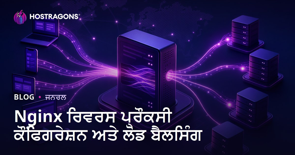 Nginx ਰਿਵਰਸ ਪ੍ਰੌਕਸੀ ਕੌਂਫਿਗਰੇਸ਼ਨ ਅਤੇ ਲੋਡ ਬੈਲਸਿੰਗ