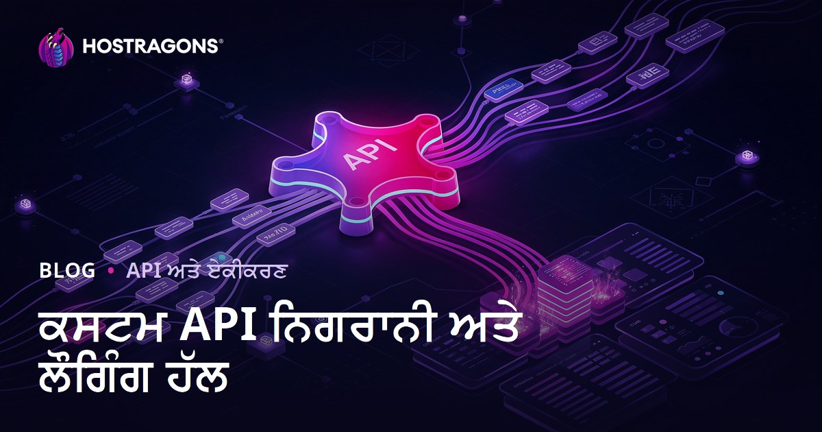 ਕਸਟਮ API ਨਿਗਰਾਨੀ ਅਤੇ ਲੌਗਿੰਗ ਹੱਲ