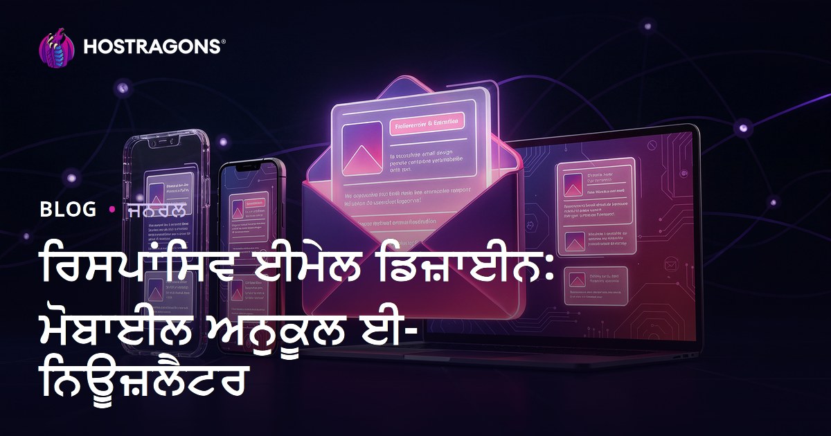 ਰਿਸਪਾਂਸਿਵ ਈਮੇਲ ਡਿਜ਼ਾਈਨ: ਮੋਬਾਈਲ ਅਨੁਕੂਲ ਈ-ਨਿਊਜ਼ਲੈਟਰ