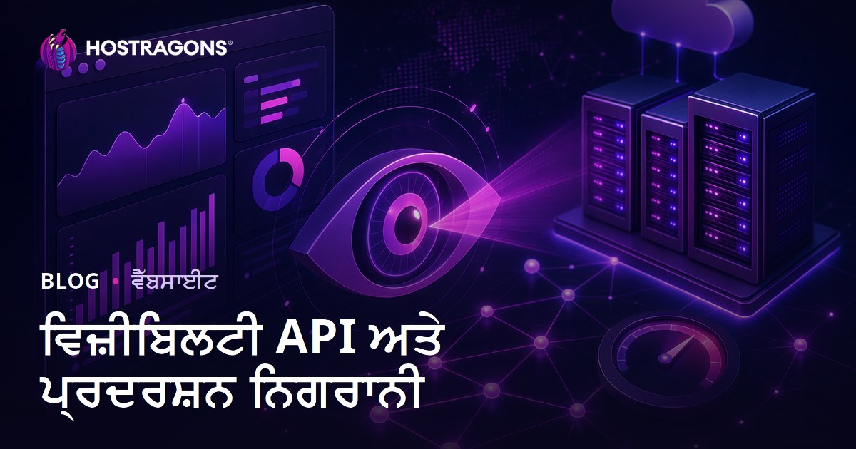 ਵਿਜ਼ੀਬਿਲਟੀ API ਅਤੇ ਪ੍ਰਦਰਸ਼ਨ ਨਿਗਰਾਨੀ