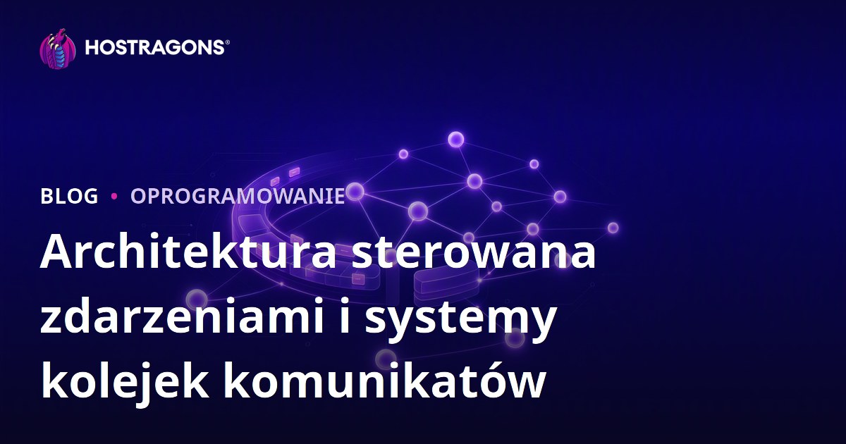 Architektura sterowana zdarzeniami i systemy kolejek komunikatów