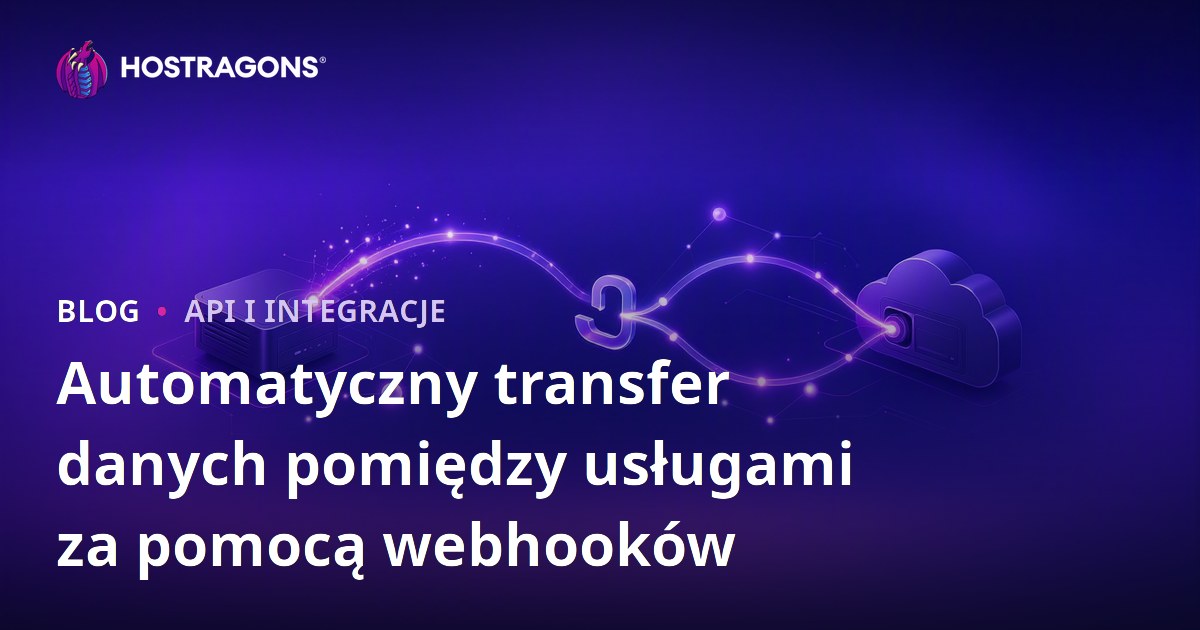 Automatyczny transfer danych pomiędzy usługami za pomocą webhooków