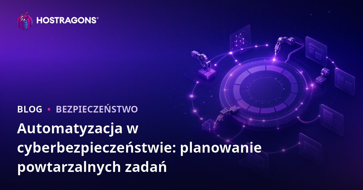 Automatyzacja w cyberbezpieczeństwie: planowanie powtarzalnych zadań