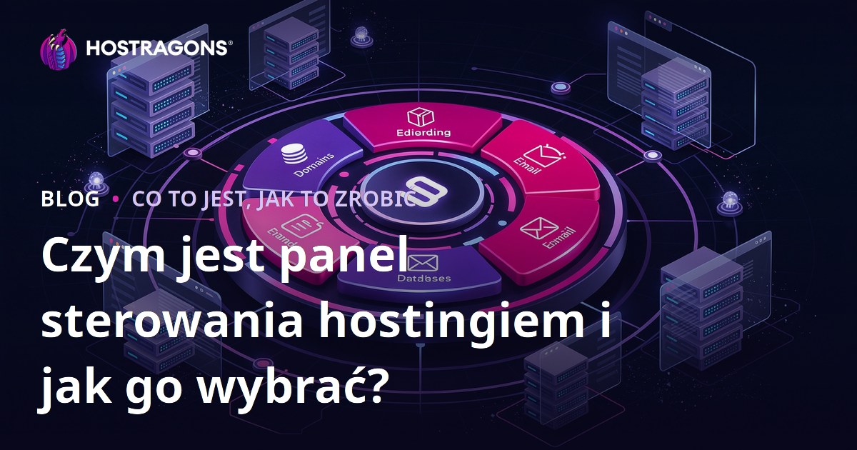 Czym jest panel sterowania hostingiem i jak go wybrać?