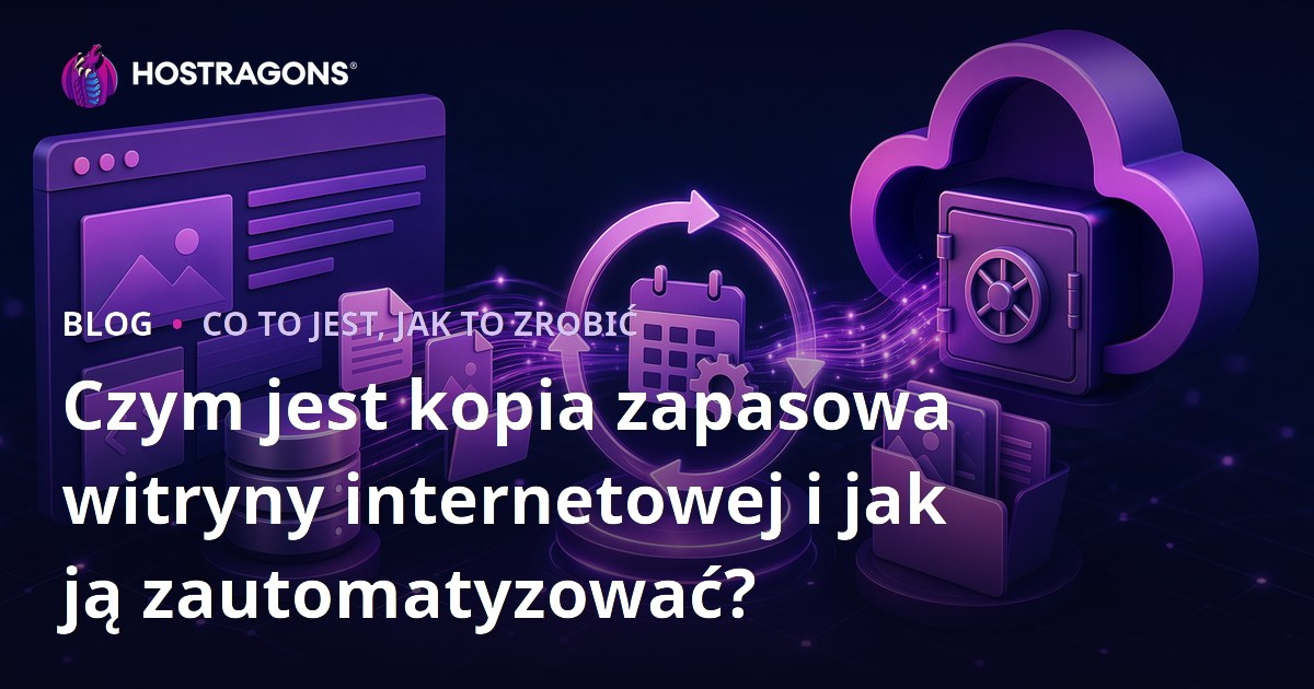 Czym jest kopia zapasowa witryny internetowej i jak ją zautomatyzować?