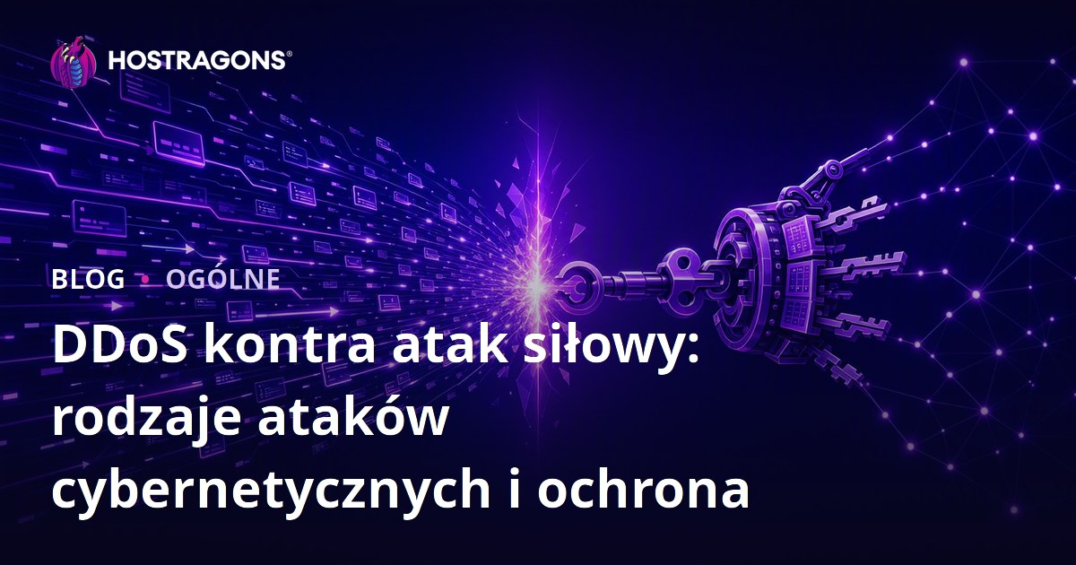 DDoS kontra atak siłowy: rodzaje ataków cybernetycznych i ochrona
