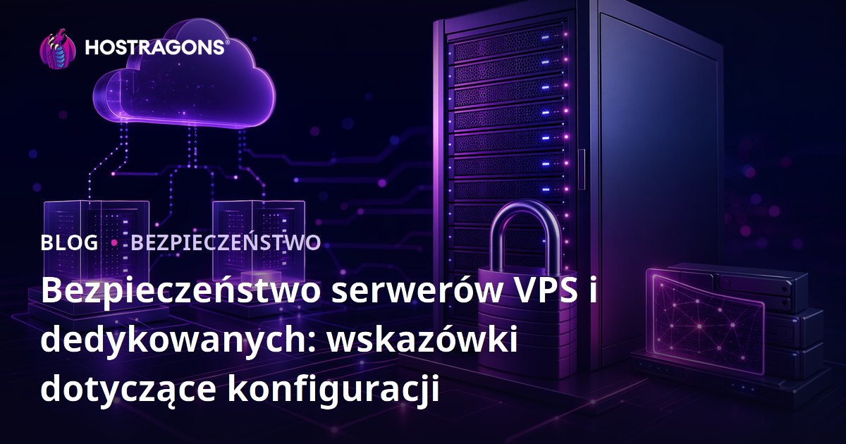 Bezpieczeństwo serwerów VPS i dedykowanych: wskazówki dotyczące konfiguracji