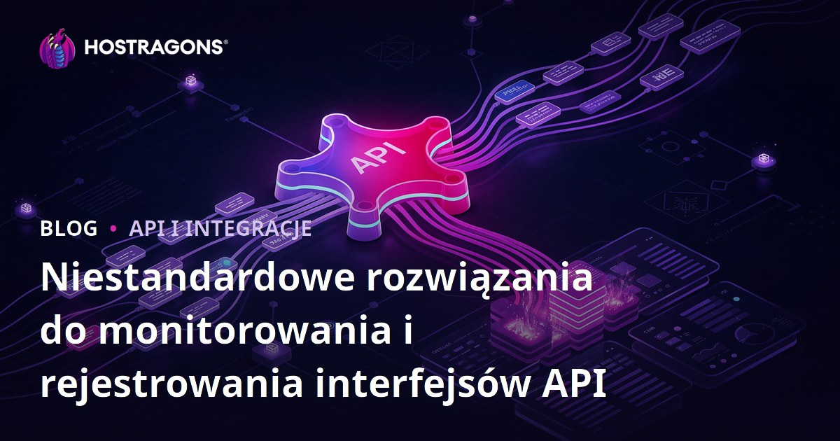 Niestandardowe rozwiązania do monitorowania i rejestrowania interfejsów API