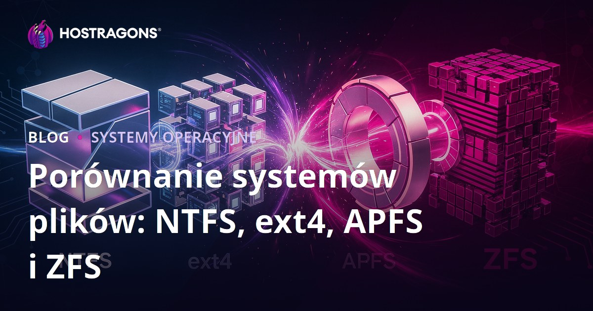 Porównanie systemów plików: NTFS, ext4, APFS i ZFS